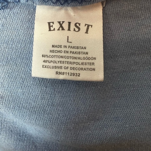 EXIST Women's Loose Fitting High Waisted Sleeveless jumpsuit shorts/ L - Picture 3 of 9